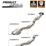 OE Replacement Catalytic Converter <br>07-15 Nissan Altima 2.5L