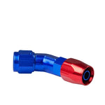 Reusable -6An An6 6-An 45 Degree Swivel Oil/Fuel Line Hose End Fitting/Adaptor DNA MOTORING