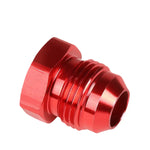 An8 An-8 Flare Bolt Red Aluminum Anodized Nut Plug Bolt Lock Fitting Adapter DNA MOTORING