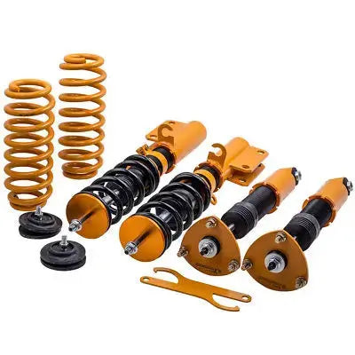Assembly Coilovers Shocks and Springs compatible for BMW X5 E53 2000-2006 Adj. Height Struts MAXPEEDINGRODS