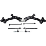 Suspension Kit Tie Rod End Control Arm W/Ball Joint Sway Bar compatible for Honda CR-V 2007 MAXPEEDINGRODS