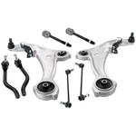 8Pcs Front Lower Control Arms w/Ball Joint Tie Rod compatible for Nissan Altima 2007-2013 MAXPEEDINGRODS