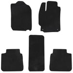 Black 5PCS Car Floor Mats For Toyota Camry 2012 2013 2014 2015 2016 2017 ECCPP