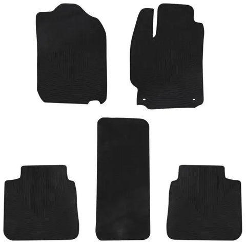 Black 5PCS Car Floor Mats For Toyota Camry 2012 2013 2014 2015 2016 2017 ECCPP