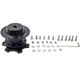 Black Car Steering Wheel Quick Release HUB Racing Adapter Snap Off Boss Kit New MAXPEEDINGRODS