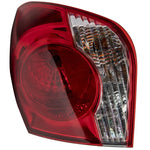 Halogen Tail Light Right Outer Clear/Red w/ Bulbs compatible for Chevy Cruze 2011-2015 MaxpeedingRods
