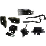 Bumper Bracket Kit Kit For 2007-13 Chevy Silverado 1500 Front RH and LH Side CPW