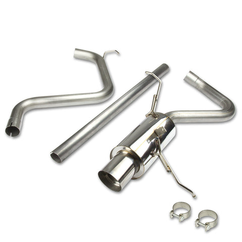 Catback Exhaust w/4 in. OD Muffler Tip <br>01-06 Chrysler PT Cruiser 2.4L