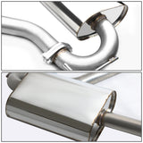 Catback Exhaust System w/3.5 in. OD Muffler Tip <br>07-13 Jeep Patriot 2.4L