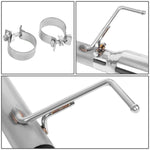 Axle-Back Exhaust w/4 in. OD Stainless Steel Muffler Tips <br>15-17 Ford Mustang 5.0L