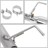 Axle-Back Exhaust w/4 in. OD Stainless Steel Muffler Tips <br>15-17 Ford Mustang 5.0L