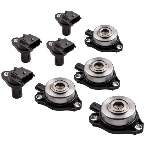 Camshaft Position Sensors and Adjuster Magnets Kit compatible for Mercedes-Benz C300 SL550 MAXPEEDINGRODS