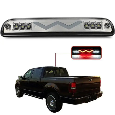 Chrome 3rd Third Brake Tail Light for 99-16 Ford F-250 F-350 F-450 Super Duty ECCPP