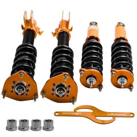 Coilovers Kits compatible for Subaru Outback 2000 2001 2002 2003 2004 Front + Rear Shocks MAXPEEDINGRODS