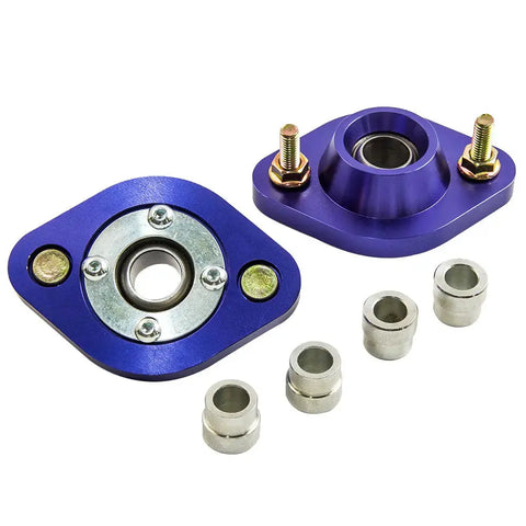 Compatible for BMW E30 E36 E46 Z3 Pillow Ball Rear Upper Camber Plates Shock TOP Mount Set MAXPEEDINGRODS