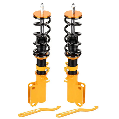 Compatible for BMW X5 E53 2000 - 2006 Adjustable Height Struts Front Coilovers Shocks and Springs MAXPEEDINGRODS