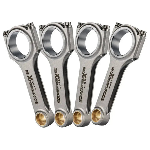 Compatible for Ford Duratec 2.3 compatible for Mazda MZR 2.3 Conrods Bielle 800HP 4pcs Connecting Rod MAXPEEDINGRODS