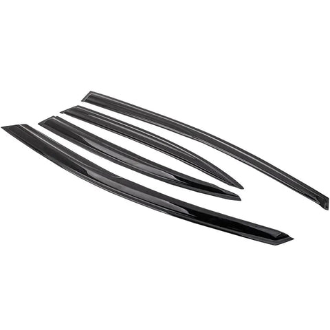 Compatible for Honda Civic 4 Door MUGEN II 2012-2015 Window Visor Rain Guard Deflectors MaxpeedingRods