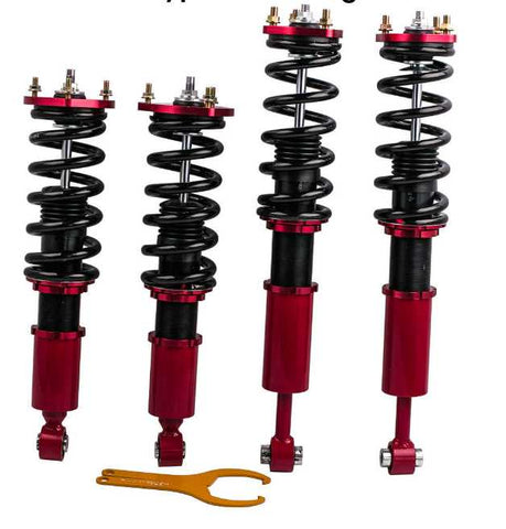 Compatible for LEXUS IS 300 IS300 2001 - 2005 Shock Strut Adjustable Height Coilover Suspension Kits MaxpeedingRods