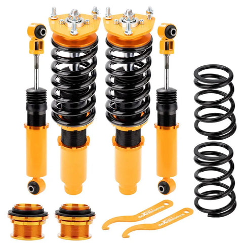 Compatible for Mazda 6 2003-2007 Adj Height Shock Absorber Coilovers Suspension Kit MAXPEEDINGRODS
