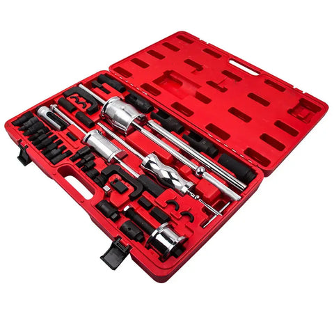 Complete Kit Auto Truck Diesel Injector Extractor Slide Hammer Puller Tool Kits MAXPEEDINGRODS