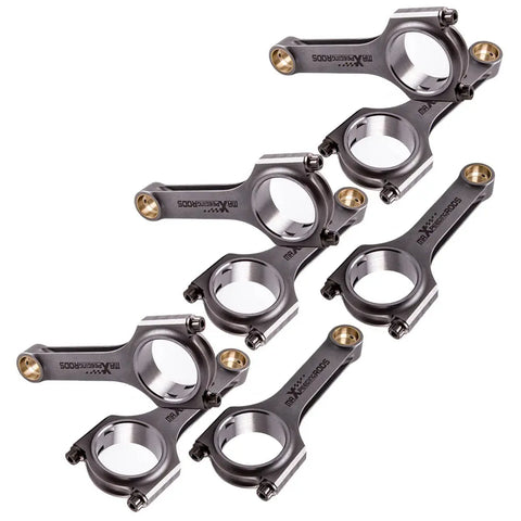 Connecting Rod Compatible for Chevrolet Small block for General Motors/Compatible for /Chevrolet - LS-Series V8 engine MAXPEEDINGRODS