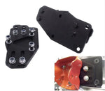 Dingo Sliders Adjustable Motor Mounts Adapters Black Steel LS Engine Swaps USA JackSpania Racing