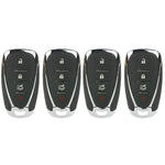 4x Fits 2016-2017 Chevy Camaro Malibu Smart Keyless Entry Remote w/Emergency Key ECCPP
