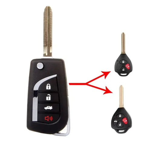 For 2008 2009 2010 Scion Uncut Car Key Keyless Entry Remote Fob W/Extra Battery ECCPP