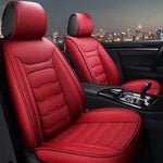 Fashion Full Set Car Seat Cover Waterproof Leather Universal Fit SUV Truck 171125 ECCPP