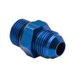 8An An8 8-An 3/4-16 Unf Oil/Fuel Line Hose End Male/Female Fitting Adaptor Blue DNA MOTORING
