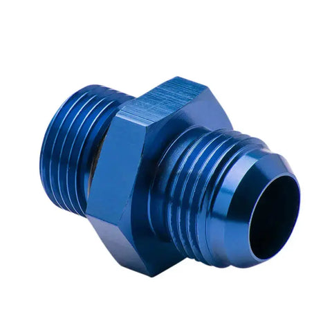 An10 10-An 7/8-14 Unf Oil/Fuel Line Hose End Male/Female Fitting Adaptor Blue DNA MOTORING