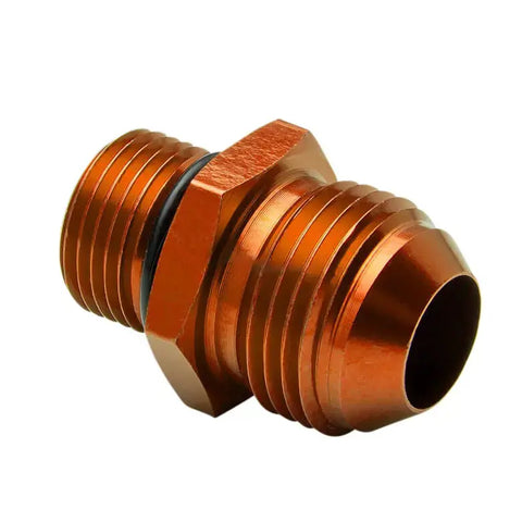 10An An10 10-An M18*1.5 Oil/Fuel Line Hose End Male/Female Fitting Adaptor Gold DNA MOTORING