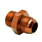 An10 10-An 7/8-14 Unf Oil/Fuel Line Hose End Male/Female Fitting Adaptor Gold DNA MOTORING