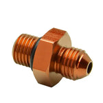 4An An4 4-An 7/16-20 Unf Oil/Fuel Line Hose End Male/Female Fitting Adaptor Gold DNA MOTORING