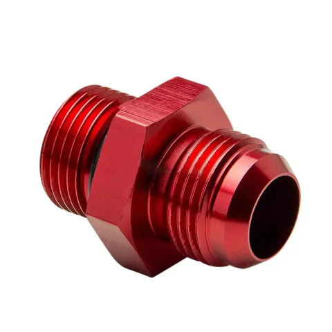 An10 10-An 7/8-14 Unf Oil/Fuel Line Hose End Male/Female Fitting Adaptor Red DNA MOTORING