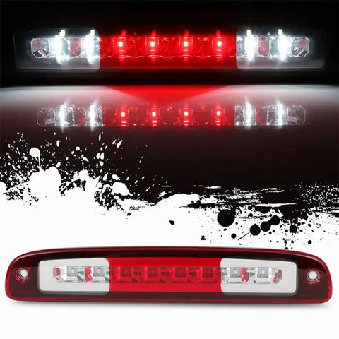 Fits 1997-2007 Dodge Dakota Red Lens LED Rear Third 3rd Tail Brake Light Lamp ECCPP