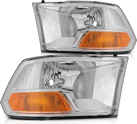 Fits 2010-2018 Dodge Ram 2500 3500 Front Headlights Assembly Left + Right ECCPP