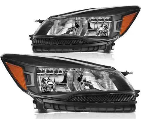 Fits Ford Escape 2013-2016 Front LED Headlight Assembly Set Left + Right Sides ECCPP