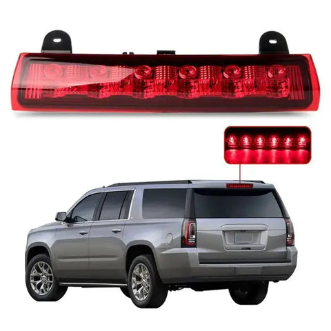 For 00-06 Chevrolet Suburban Tahoe GMC Yukon Red 3RD Third Brake Light Tail Lamp ECCPP