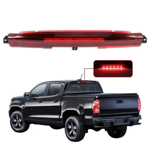 For 02-12 Chevrolet Avalanche Pickup Truck Black Third Brake Light CHMSL Lamp ECCPP