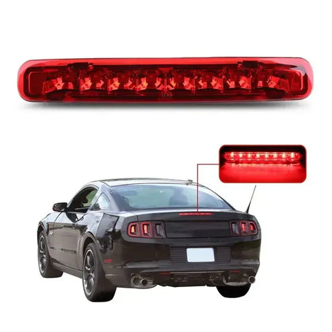 For 05-09 Ford Mustang Replacement Red Lens LED 3rd Brake Light Rear Tail Lamp ECCPP