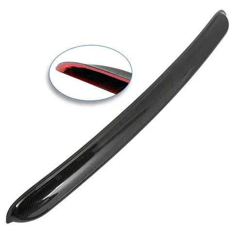 For 08-22 Dodge Challenger Rear Roof Spoiler Wing Glossy Carbon Fiber ECCPP