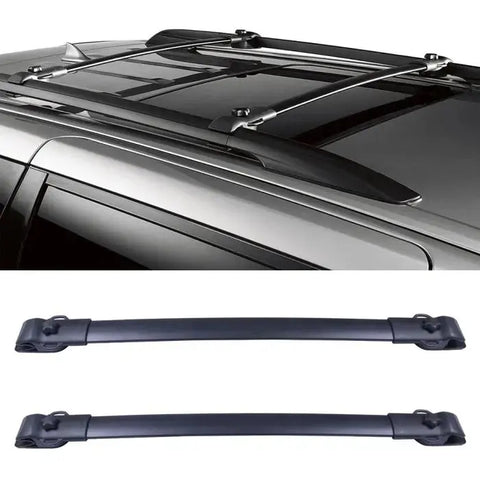 For 11-18 Toyota Sienna Pair Aluminum Oe Style Bolt-On Roof Rack Rail Cross Bar ECCPP