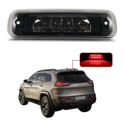 For 1997-2001 Jeep Cherokee Rear Third Led 3Rd Tail Brake Light Lamp 55155614Ae ECCPP