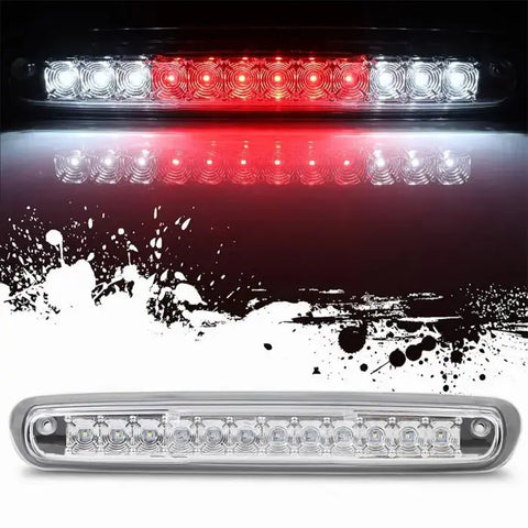 For 2007-13 Chevy Silverado GMC Sierra Clear Lens LED 3rd Third Brake Tail Light ECCPP