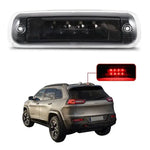 For 97-01 Jeep Cherokee Clear Lens Rear Third Tail Brake Led Light Lamp Black ECCPP