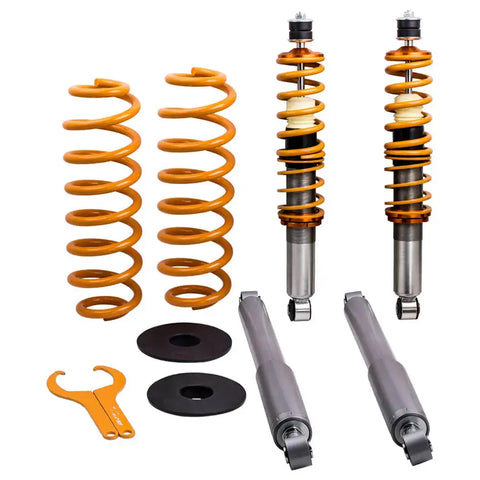 For 98-02 compatible for Lincoln Navigator 4WD Air to Coil Springs  Shocks Conversion Kit MAXPEEDINGRODS
