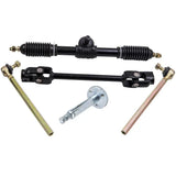 For Go Kart Steering Wheel Parts Assembly 110cc Tie Rod Rack Adjustable Shaft MAXPEEDINGRODS