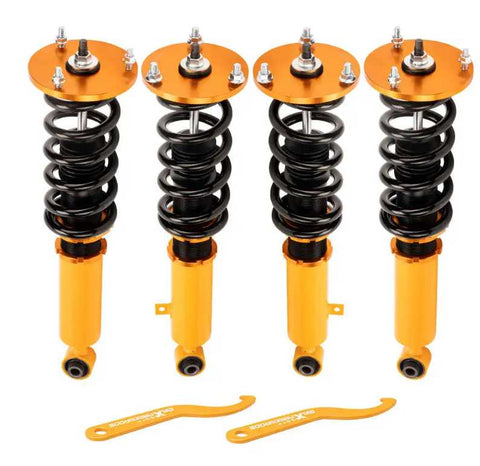 For MK3 1987-1992 Supra 24 Way Adj. Damper and Height Shocks Absorber Racing Coilovers MaxpeedingRods